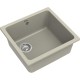 Кухонная мойка RIVELATO RIVELATO Мойка BERKANA 45 1-чаш 485*455, монтаж: универсальный, материал: кварц, цвет: топаз