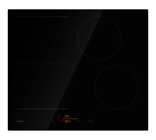 Варочная панель ASKO/ Арт. 745338; Варочная панель ASKO, индукционная, 60 см, 4 зоны нагрева, 12 уровней мощности + Boost, автоматическое распознавание посуды, слайдерное управление, Auto Bridge, пауза, автоматические программы Plus, таймер, индикация ост