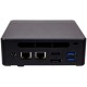 Неттоп/ HIPER FACTUM FN2  Intel Core i3 1315U(1.2Ghz)/8192Mb/256PCISSDGb/noDVD/BT/WiFi/war 1y/0.4kg/черный/Win11Pro + WiFi 6, BT 5.2,Чёрный, БП 90Вт, VESA крепление