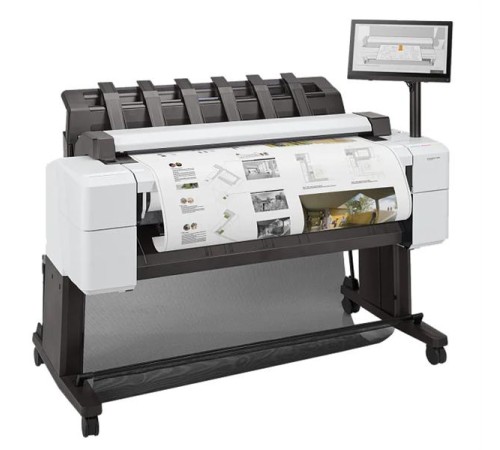 Широкоформатный принтер HP DesignJet T2600 PS MFP (p/s/c, 36",2400x1200dpi, 3 A1ppm, 128GB, HDD 500GB, rollfeed, autocutter,output tray, stand, Scanner 36",600dpi, 15,6" touch display, extUSB, GigEth, repl. L2Y25A) Широкоформатный принтер HP DesignJet T2600 PS MFP (p/s/c, 36",2400x1200dpi, 3 A1ppm, 128GB, HDD 500GB, rollfeed, autocutter,output tray, stand, Scanner 36",600dpi, 15,6" touch display, extUSB, GigEth, repl. L2Y25A)