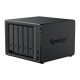 Система хранения данных Synology QC 2,2GhzCPU/8Gb(32)/RAID0,1,10,5,6/ 5HP HDD SATA(3.5', 2.5')upto 15 HDD (2xDX525)/2xM.2/2xUSB3.2/2x2.5GbE/iSCSI/(1xExp.)/1xPS/1YW repl DS1522+