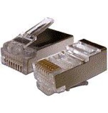  Коннектор RJ45 STP 8P8C, универсальный, cat.6, 100 шт.