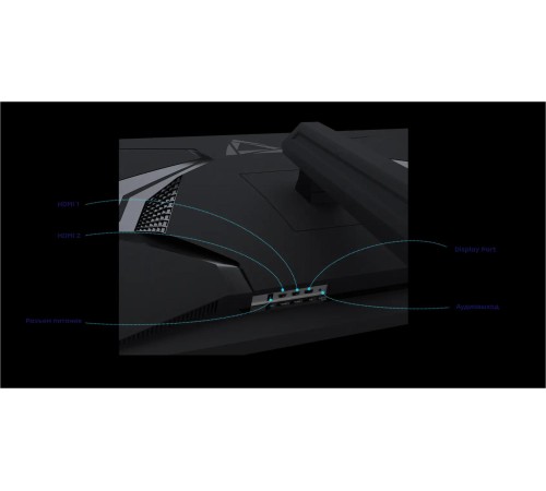 Монитор/ Монитор Сова 31,5"/QHD-75Hz/IPS/178/5ms/300 cdm2/2хHDMI+1хDP+AUDIO/Регулируемая по высоте подставка/1хHDMI cable/  SILVER, 1 год