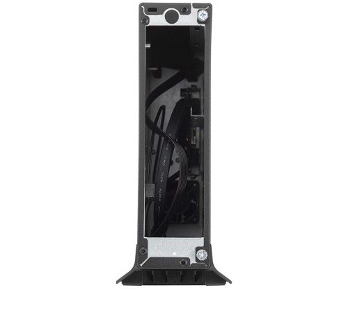 Корпус с внешним блоком питания 120Вт./ Case Foxline mITX 120W ext., DC-converter, 2xUSB3.0, 1x40mmFan, Black, VESA, powercord