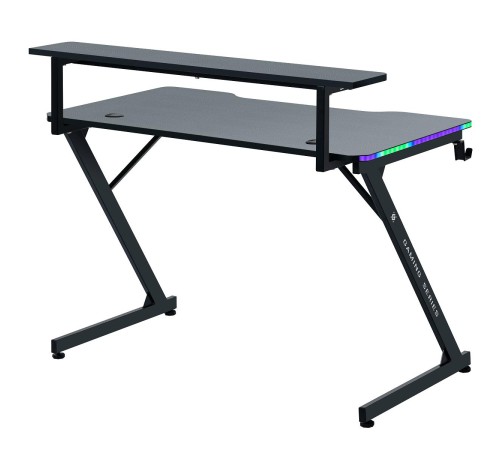 Defender Игровой стол Adamant полка,подвесы,черн,МДФ,RGB