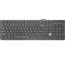 Defender Проводная клавиатура UltraMate SM-530 RU,черный,мультимедиа