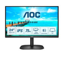 Монитор LCD 23.8'' 16:9 1920х1080(FHD) IPS, 75 Hz, 250 cd/m2, 1000:1, 20М:1, 4ms, VGA, DVI, HDMI, Tilt, Speakers, Black