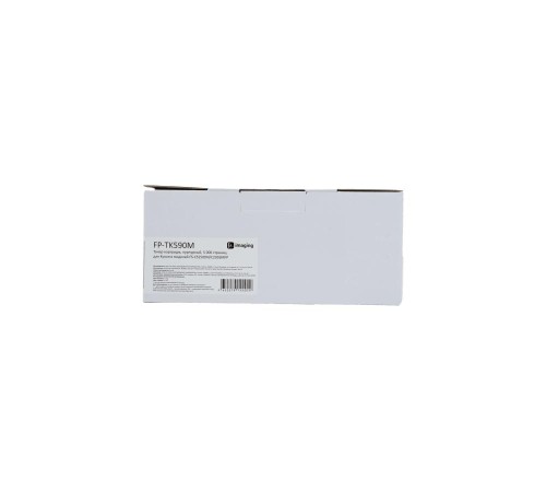 Тонер-картридж F+ imaging, пурпурный, 5 000 страниц, для Kyocera моделей FS-C5250DN/C2026MFP (аналог TK-590M /1T02KVBNL0), FP-TK590M (Вскрытая упаковка)