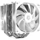 Кулер для процессора/ CPU Cooler ID-COOLING SE-55 ARGB SNOW (250W, 4-pin PWM, 153mm, Al/Cu, 6x6mm, ARGB, 2x120mm, 68.2CFM, 35.2dBA, 1500RPM, S: 1700/1200/115X, AM5/AM4, White)