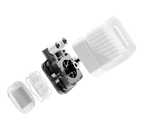 Водяное охлаждение для процессора/ Water Cooling System be quiet! LIGHT LOOP 240mm white (250W, 240mm, White, ARGB/ Fans: 2x120mm, 61.8CFM, 34.9dBA, 2100RPM/ Pump 2900RPM, Rad thickness 27mm/ S: 1851, 1700, 1200, 115X, AM5, AM4)
