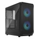 Корпус ПК без блока питания/ Case Fractal Design Focus 2 RGB, Midi-Tower, 2x140mm RGB, 2xUSB-A 3.2 ATX, mATX, mITX Black