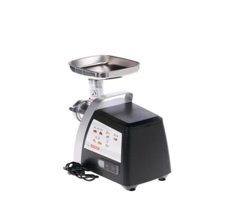 Мясорубка BOSCH/ РОЗНИЧНЫЙ ЭКСКЛЮЗИВ!! 800/2200Вт, 4.3 кг/мин., черный/метал фронт, реверс, отсек для хран., 3 диска, кебаб Мясорубка BOSCH/ РОЗНИЧНЫЙ ЭКСКЛЮЗИВ!! 800/2200Вт, 4.3 кг/мин., черный/метал фронт, реверс, отсек для хран., 3 диска, кебаб