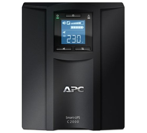 Источник бесперебойного питания APC Smart-UPS C 2000VA/1300W, 230V, Line-Interactive, LCD, Out: 6xC13 1xC19, 1 year warranty Источник бесперебойного питания APC Smart-UPS C 2000VA/1300W, 230V, Line-Interactive, LCD, Out: 6xC13 1xC19, 1 year warranty