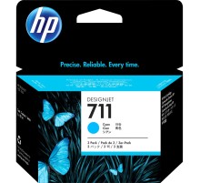 Набор картриджей/ HP 711 3-Pack 29-ml Cyan Ink Cartridge