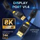 GCR Кабель Premium 1.0m HDMI 2.1, ECO Soft капрон, черный, HDR 4:4:4, Ultra HD, 8K 60Hz/4K*120Hz, 3D, 48 Гбит/с, 3 Х экран с армированием, GCR-55765