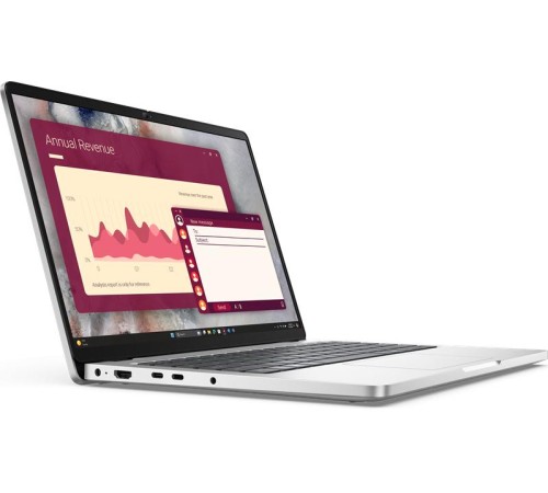 Ноутбук DELL 14 Pro  Ultra 5 235U vPro 14,0" FHD+ (1920 x 1200) IPS,AG,300 nit, 16GB DDR5 (1x16GB) 512GB SSD Intel  graphics,3cell,Backlit,FPR,2y,11 Home,Chinese,1,37kg,KB Eng/Rus