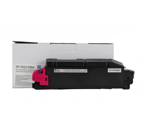 Тонер-картридж F+ imaging, пурпурный, 6 000 страниц, для Kyocera моделей Ecosys M6230cidn/M6630cidn (аналог TK-5270M /1T02TVBNL0), FP-TK5270M (Вскрытая упаковка)