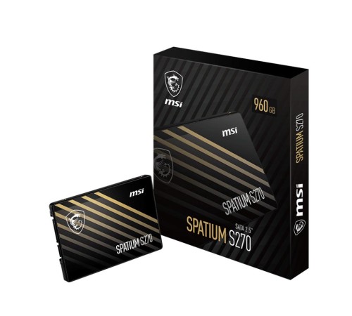 Твердотельный накопитель MSI SSD SPATIUM S270, 480GB, 2.5" 7mm, SATA3, 3D TLC, R/W 500/450, IOPs 55 000/80 000, TBW 250, DWPD 0.28 (5 лет) Твердотельный накопитель MSI SSD SPATIUM S270, 480GB, 2.5" 7mm, SATA3, 3D TLC, R/W 500/450, IOPs 55 000/80 000, TBW 250, DWPD 0.28 (5 лет)