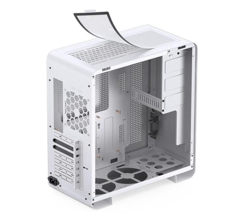 Корпус без блока питания/ Case JONSBO U4 PRO MESH, Midi-Tower, no fan, 1xUSB-A 3.2 + 1xUSB-C 3.2, ATX, mATX, mITX White