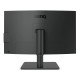 Мониторы/ Benq PD2705U 27'', 3840x2160, IPS,  60Hz, 1200:1, 350cd, 5ms, HDMI, DP; 3*USB 3.0, USB C*65W, Thunderbolt 3, Speakers, Height adj 110, Pivot, 100% sRGB, Flicker-free;Low Blue Light, Calibration Report, 3Y, Grey