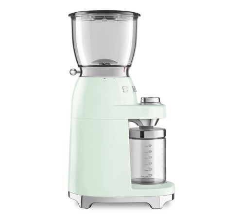 Кофемолка SMEG Стиль 50-х, Кофемолка с коническими жерновами, пастельный зеленый
