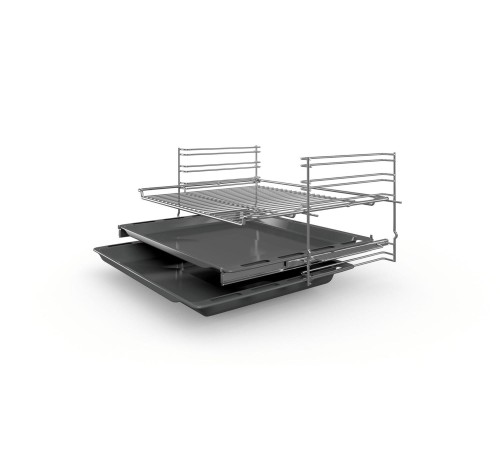 Встраиваемая электрическая духовка BOSCH 59.5x59.4x54.8 см, 66 л, гриль, конвекция, белый