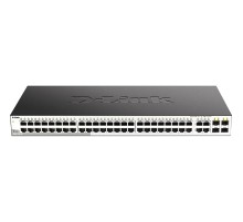 Коммутатор/ DGS-1210-52/F Smart L2 Switch 48х1000Base-T, 4хCombo 1000Base-T/SFP, Compact CLI