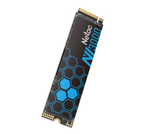 SSD накопитель Netac SSD NV3000 500GB PCIe 3 x4 M.2 2280 NVMe 3D NAND, R/W up to 3100/2100MB/s, IOPS(R4K) 200K/150K, TBW 300TB, with heat sink, 5y wty SSD накопитель Netac SSD NV3000 500GB PCIe 3 x4 M.2 2280 NVMe 3D NAND, R/W up to 3100/2100MB/s, IOPS(R4K) 200K/150K, TBW 300TB, with heat sink, 5y wty