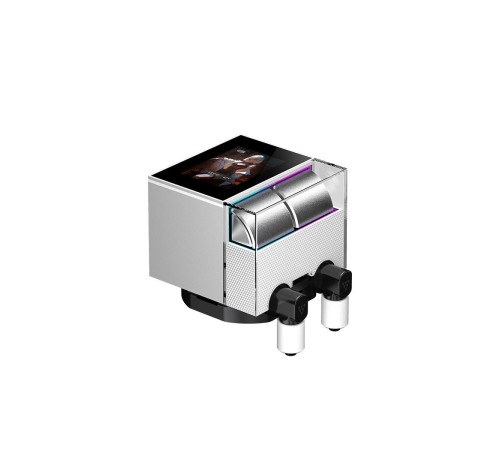 Система охлаждения/ Water Cooling System PCCooler DS360 Display WH (310W, 360mm, LED, White, ARGB Pump/ Fans: 3x120mm, 90.56CFM, 39.8dBA, 2500RPM/ Pump height 65mm, 15dBA, 2600RPM, Rad thickness 27mm/ S: 1851, 1700, 1200, 115X, AM5, AM4)