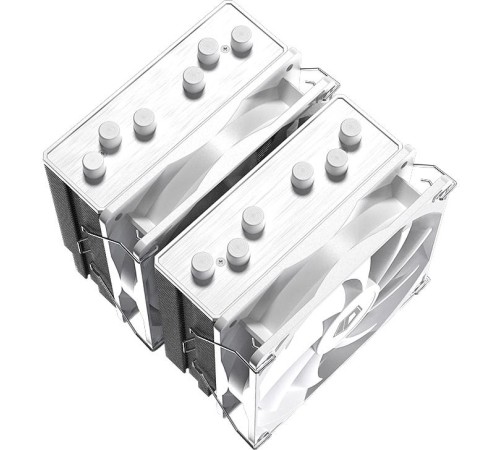 Кулер для процессора/ CPU Cooler ID-COOLING SE-55 ARGB SNOW (250W, 4-pin PWM, 153mm, Al/Cu, 6x6mm, ARGB, 2x120mm, 68.2CFM, 35.2dBA, 1500RPM, S: 1700/1200/115X, AM5/AM4, White) Кулер для процессора/ CPU Cooler ID-COOLING SE-55 ARGB SNOW (250W, 4-pin PWM, 153mm, Al/Cu, 6x6mm, ARGB, 2x120mm, 68.2CFM, 35.2dBA, 1500RPM, S: 1700/1200/115X, AM5/AM4, White)