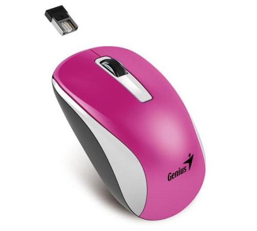 Мышь беспроводная NX-7010 малиновый металлик (magenta, blister), 2.4GHz wireless, BlueEye 1200 dpi, 1xAA Мышь беспроводная NX-7010 малиновый металлик (magenta, blister), 2.4GHz wireless, BlueEye 1200 dpi, 1xAA