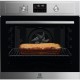 Встраиваемая электрическая духовка ELECTROLUX/ Электрический духовой шкаф с кольцевым нагревательным элементом SurroundCook, основной цвет - нержавеющая сталь c Anti Finger Print, утапливаемые переключатели, таймер отключения, отложенный старт, будильник,