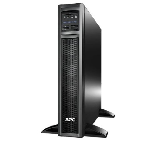 Источник бесперебойного питания мощностью 750VА APC Smart-UPS X 750VA/600W, Tower/RM 2U, Ext. Runtime, Line-Interactive, LCD, Out: 220-240V 8xC13 (1-gr. switched) , SmartSlot, USB, COM, EPO, HS User Replaceable Bat, Black, 1 year warranty