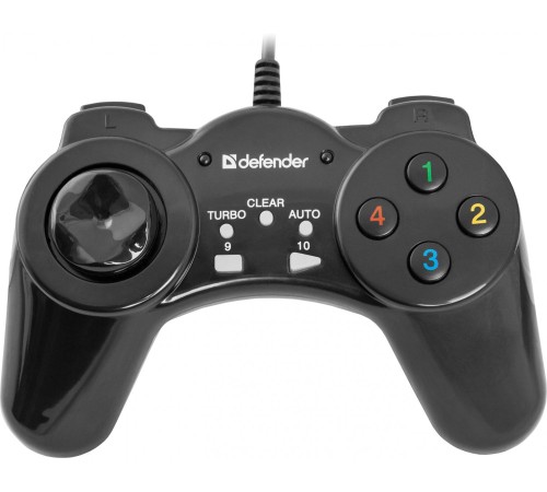 Defender Проводной геймпад Vortex USB, 13 кнопок