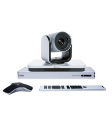 Видеотерминал/ RealPresence Group 500-720p: Group 500 HD codec, EagleEyeIV-12x camera, mic array, univ remote, NTSC/PAL. Cables: 2 HDMI 1.8m, 1 CAT 5E LAN 3.6m, 1 HDCI digital 3m, Power: CHINA-Type, CE 7/7. 3 Yr Partner Premier Srvc.