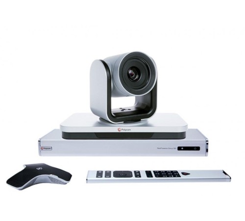 Видеотерминал/ RealPresence Group 500-720p: Group 500 HD codec, EagleEyeIV-12x camera, mic array, univ remote, NTSC/PAL. Cables: 2 HDMI 1.8m, 1 CAT 5E LAN 3.6m, 1 HDCI digital 3m, Power: CHINA-Type, CE 7/7. 3 Yr Partner Premier Srvc.