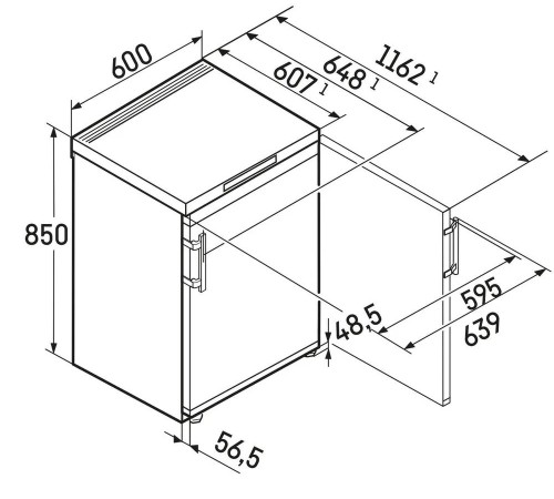 Морозильная камера Liebherr/ 85x60x60.7, объем 92 л, No Frost, отделка фасада из нержавеющей стали ,светодиодная подсветка морозильной камеры Морозильная камера Liebherr/ 85x60x60.7, объем 92 л, No Frost, отделка фасада из нержавеющей стали ,светодиодная подсветка морозильной камеры