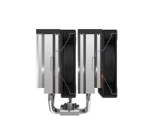 Кулер для процессора/ CPU Cooler SAMA A60L (265W, 4-pin PWM, 156.5mm, 6x6mm, ARGB, 2x120mm, 78CFM, 29dBA, 2200RPM, S: 1851/1700/1200/115X, AM5/AM4, silver)