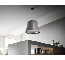Вытяжной шкаф ELICA/ островная, 50 см, 1000 м3/ч, матовый чёрный с эффектом чугуна