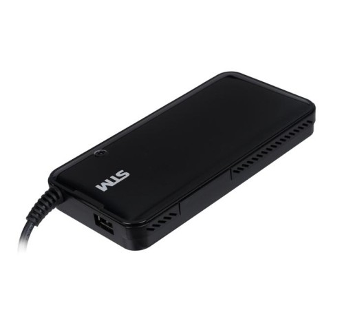 Универсальный адаптер для ноутбуков на 90Ватт/ NB Adapter STM Dual DLU90, 90W, EU AC power cord& Car Cigaratte Plug, USB(2.1A)