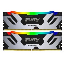Память оперативная/ Kingston 96GB 6400MT/s DDR5 CL32 DIMM (Kit of 2) FURY Renegade RGB XMP