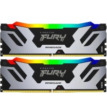 Память оперативная/ Kingston 96GB 6400MT/s DDR5 CL32 DIMM (Kit of 2) FURY Renegade RGB XMP
