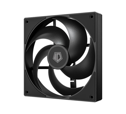 Вентилятор для корпуса ID-COOLING AS-140-K 140x140x25мм (60шт./кор, PWM, резиновые углы, черный, 300-1800об/мин, супертихий) BOX