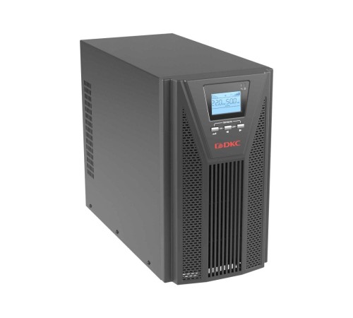 Онлайн ИБП ДКС серии Small Tower, 2000 ВА/1800 Вт, 1/1, 4xSchuko, EPO, USB, RS-232, RJ45, з/у 1А, 6x7Ач Онлайн ИБП ДКС серии Small Tower, 2000 ВА/1800 Вт, 1/1, 4xSchuko, EPO, USB, RS-232, RJ45, з/у 1А, 6x7Ач