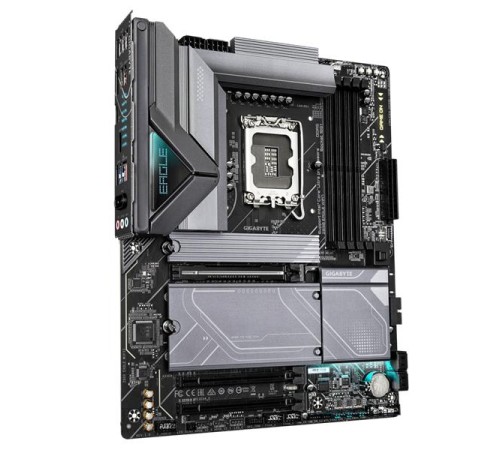 Материнская плата GIGABYTE Z890 EAGLE WIFI7, LGA1851, Z890, 4*DDR5, 4*SATA, 4*M.2, 5*USB 3.2, 4*USB 2.0, Type-C, 3*PCIx16, 2*PCIx1, DP, ATX
