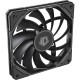 Кулер для корпуса/ Case Cooler ID-COOLING TF-12015-K (120x120x15mm, 4-pin PWM, 67.58CFM, 32.3dBA, 2200RPM, Black)