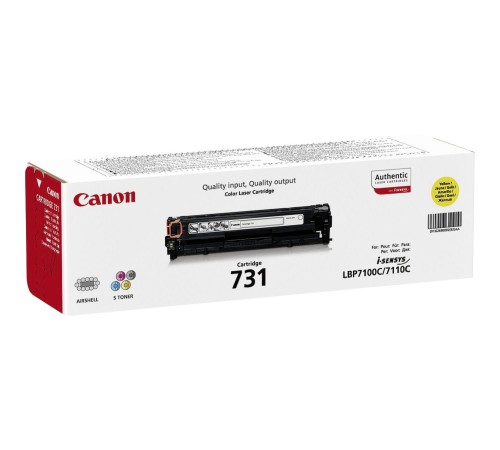 Тонер-картридж/ CANON CRG 731 Y EUR