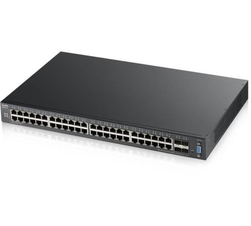 Коммутатор/ ZYXEL XGS2210-52, 48 port Gigabit L2 managed switch, 4x 10G
