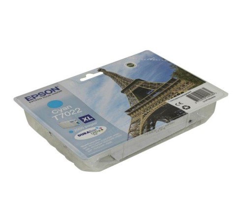 Картридж/ Epson WP 4000/4500 Series Ink XL Cartridge Cyan 2k