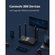 Маршрутизатор/ BE3600 Gigabit Dual Band Wi-Fi 7 Mesh Router, Chipset Broadcom, 802.11be/ax/ac/a/b/g/n, 2882Mbps at 5GHz + 688Mbps at 2.4GHz, 5 x 10/100/1000Mbps Ports, 4 x 5dBi fixed antennas, WiFi router/AP/ Repeater/WISP Mode, PPTP/L2TP/OpenVPN/WireGuar